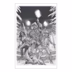 Dean Zachary Lightraiders Scene 11 x 17 Print