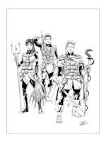 Three lightraider cadets by Dean Zachary